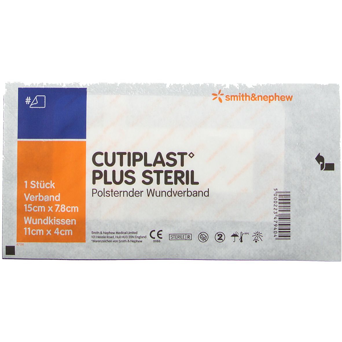 CUTIPLAST® steriler Wundverband 15 cm x 7,8 cm