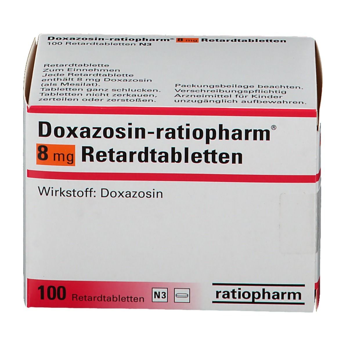 Doxazosin-ratiopharm® 8 mg