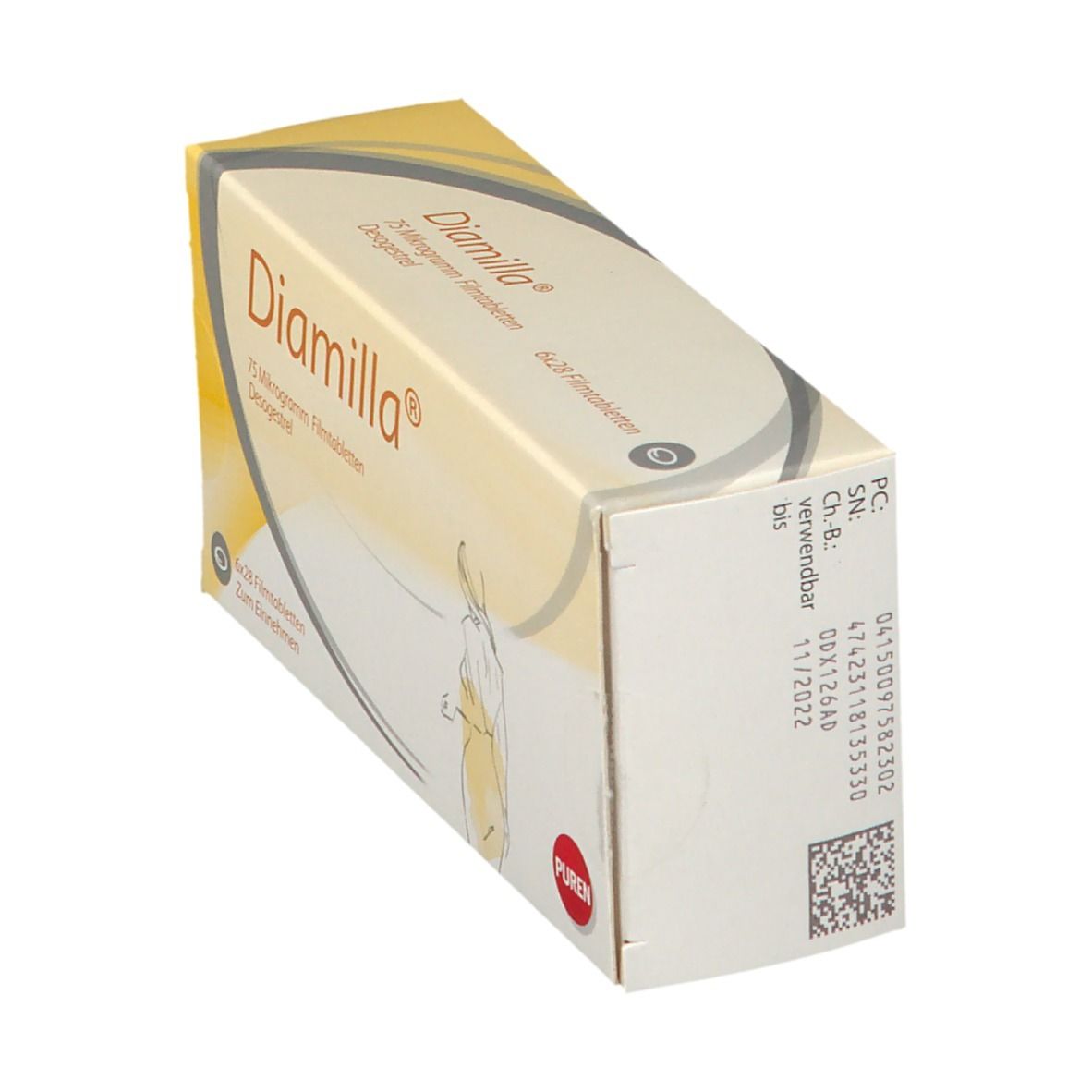 Diamilla 75 Mikrogramm Filmtabletten 6x28 St