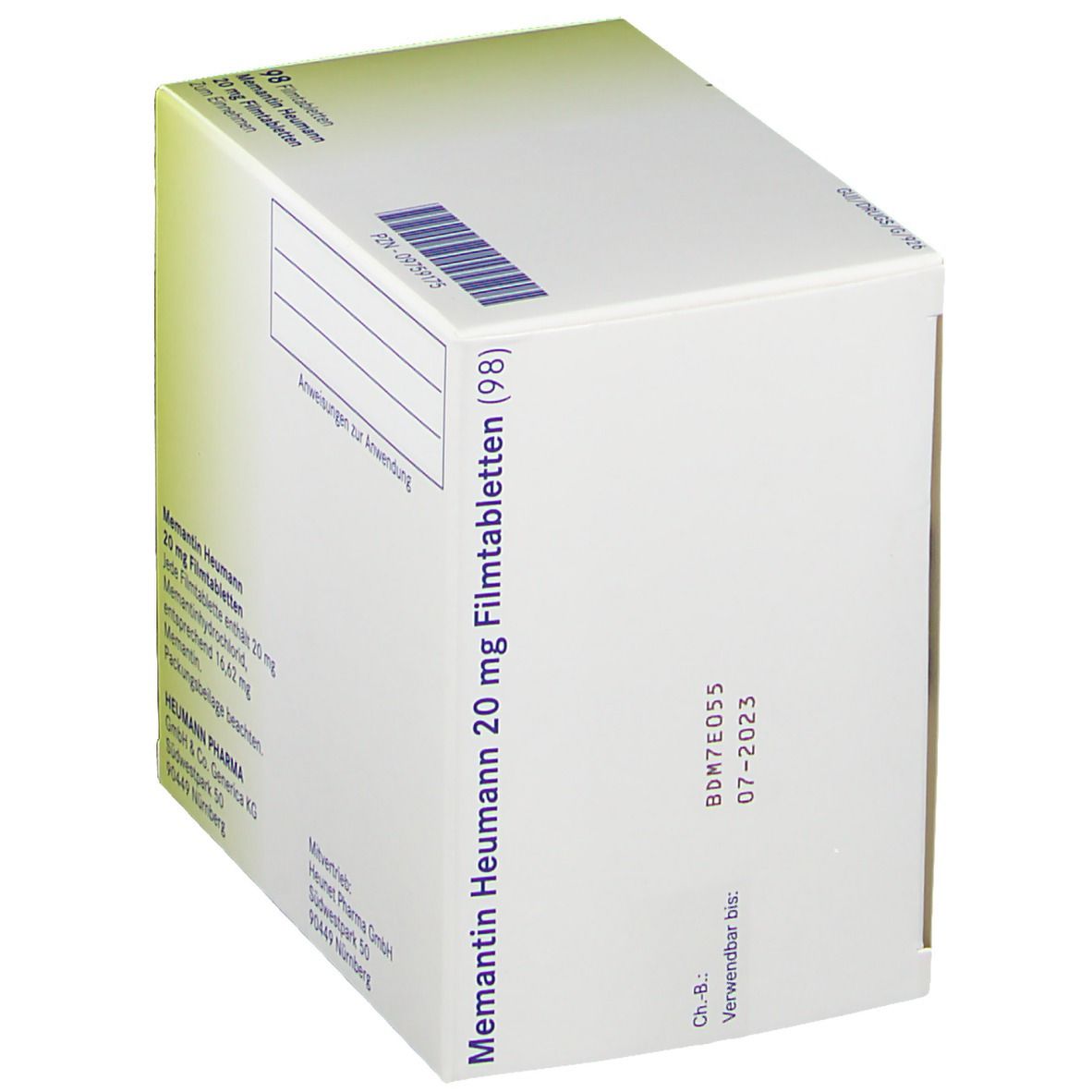 Memantin Heumann 20 mg