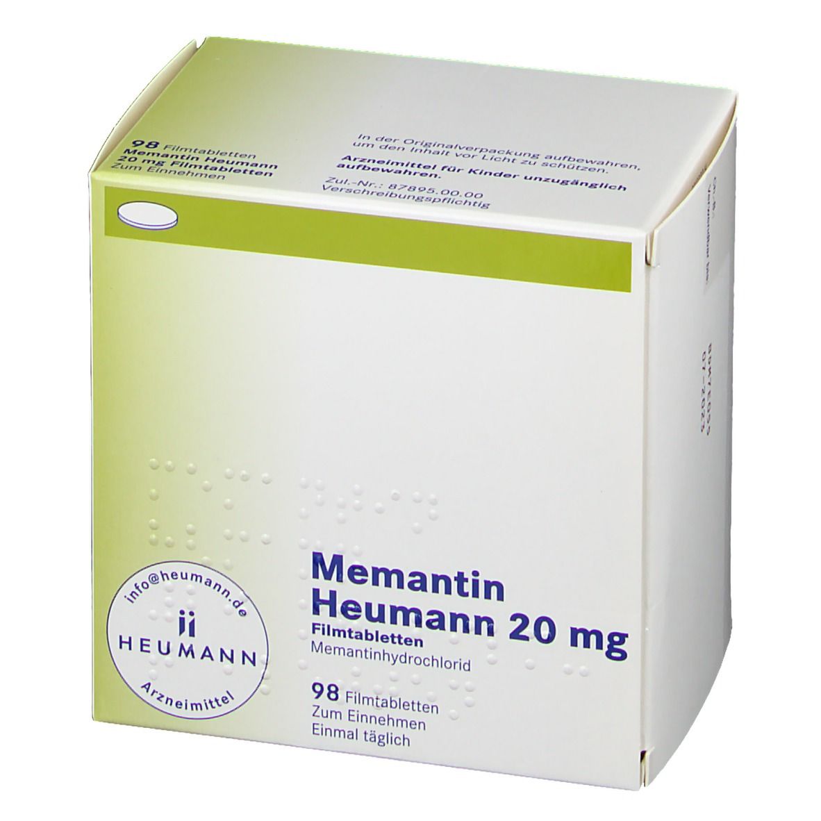 Memantin Heumann 20 mg