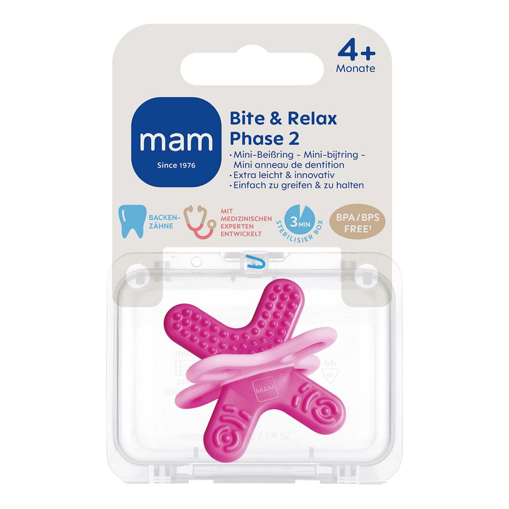 MAM Bite & Relax Beißring – Phase 2