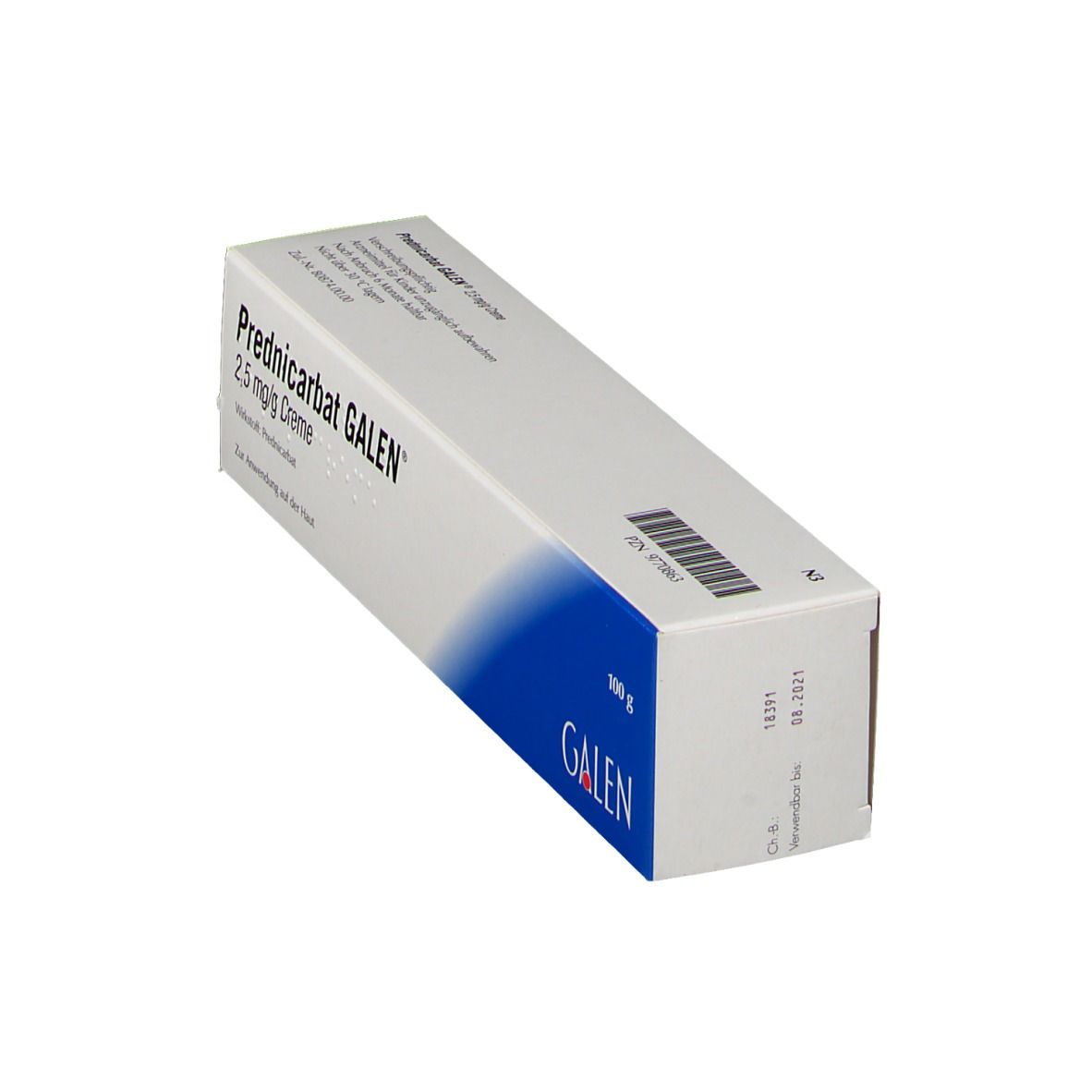 PREDNICARBAT GALEN 2,5 mg/g Creme