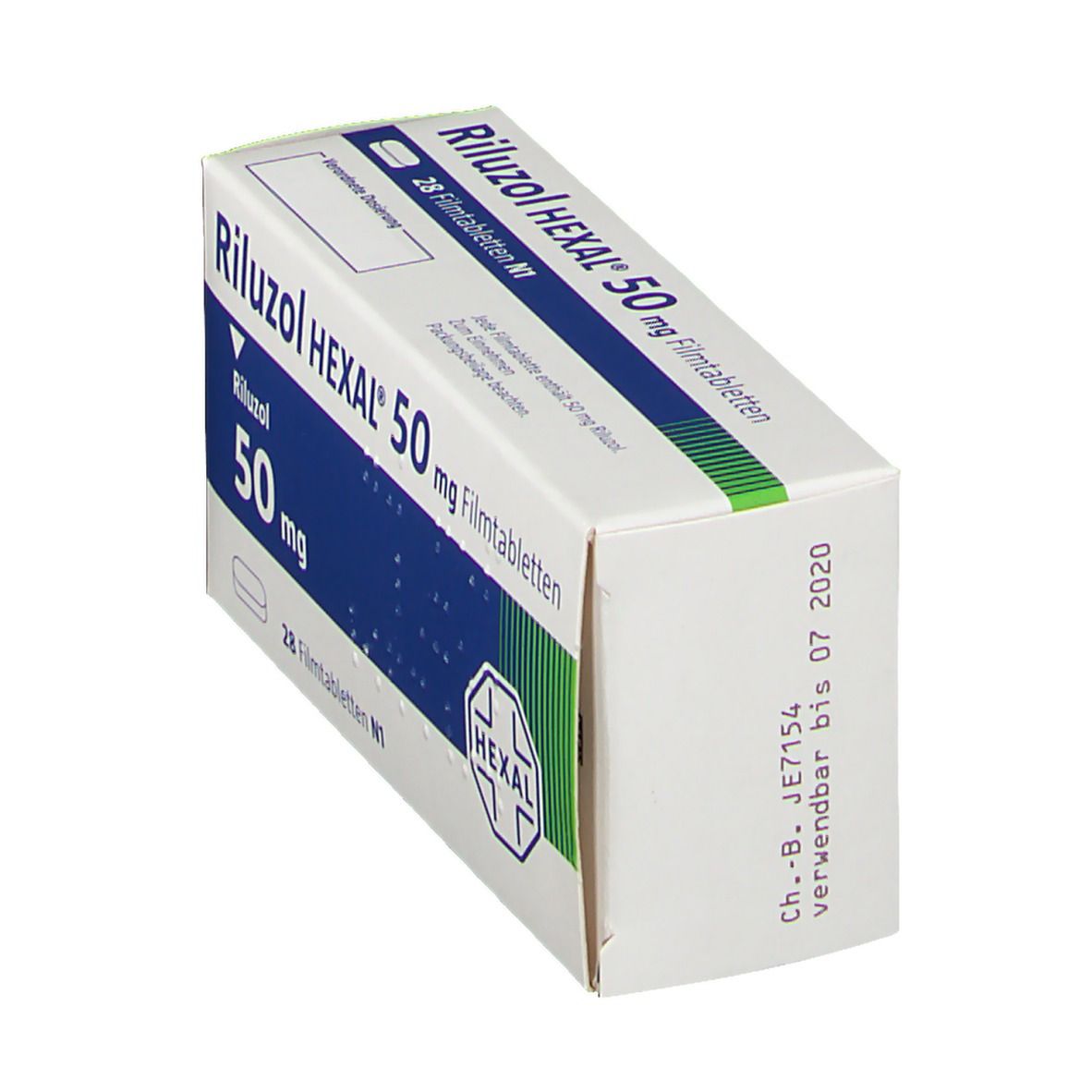 Riluzol Hexal 50 mg Filmtabletten 28 St