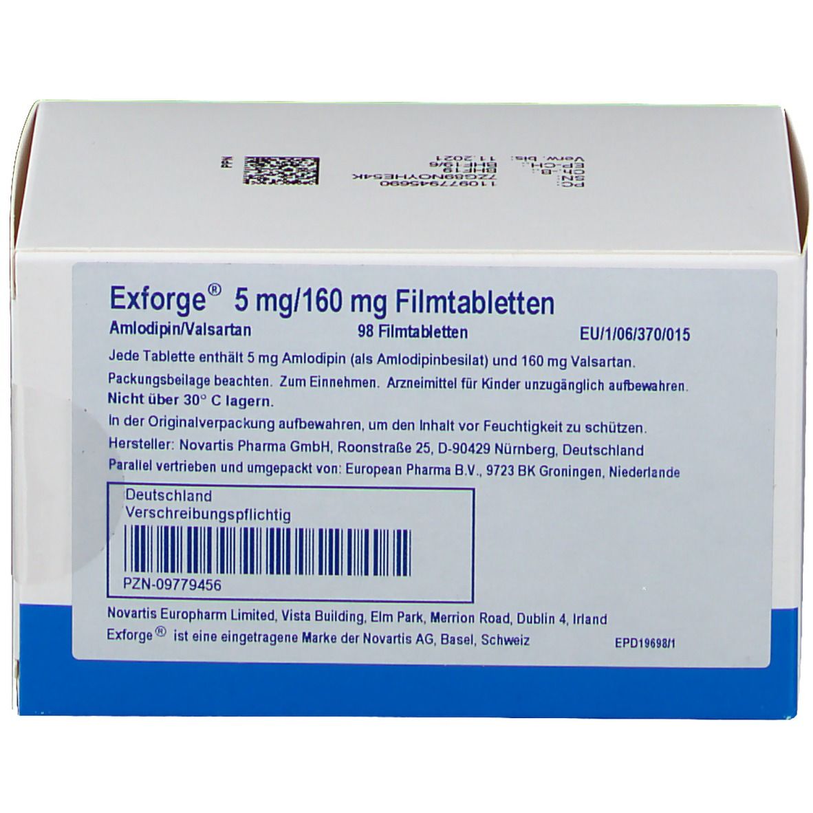 Exforge® 5 mg/160 mg