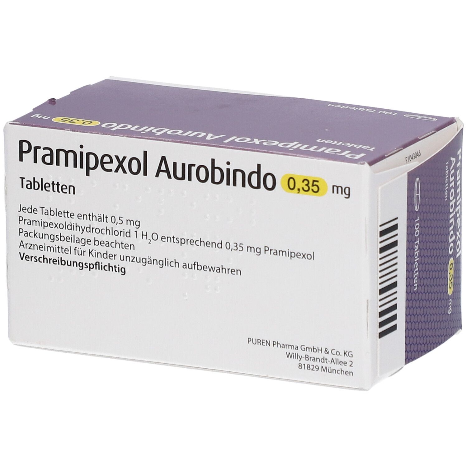 Pramipexol Aurobindo 0,35 mg