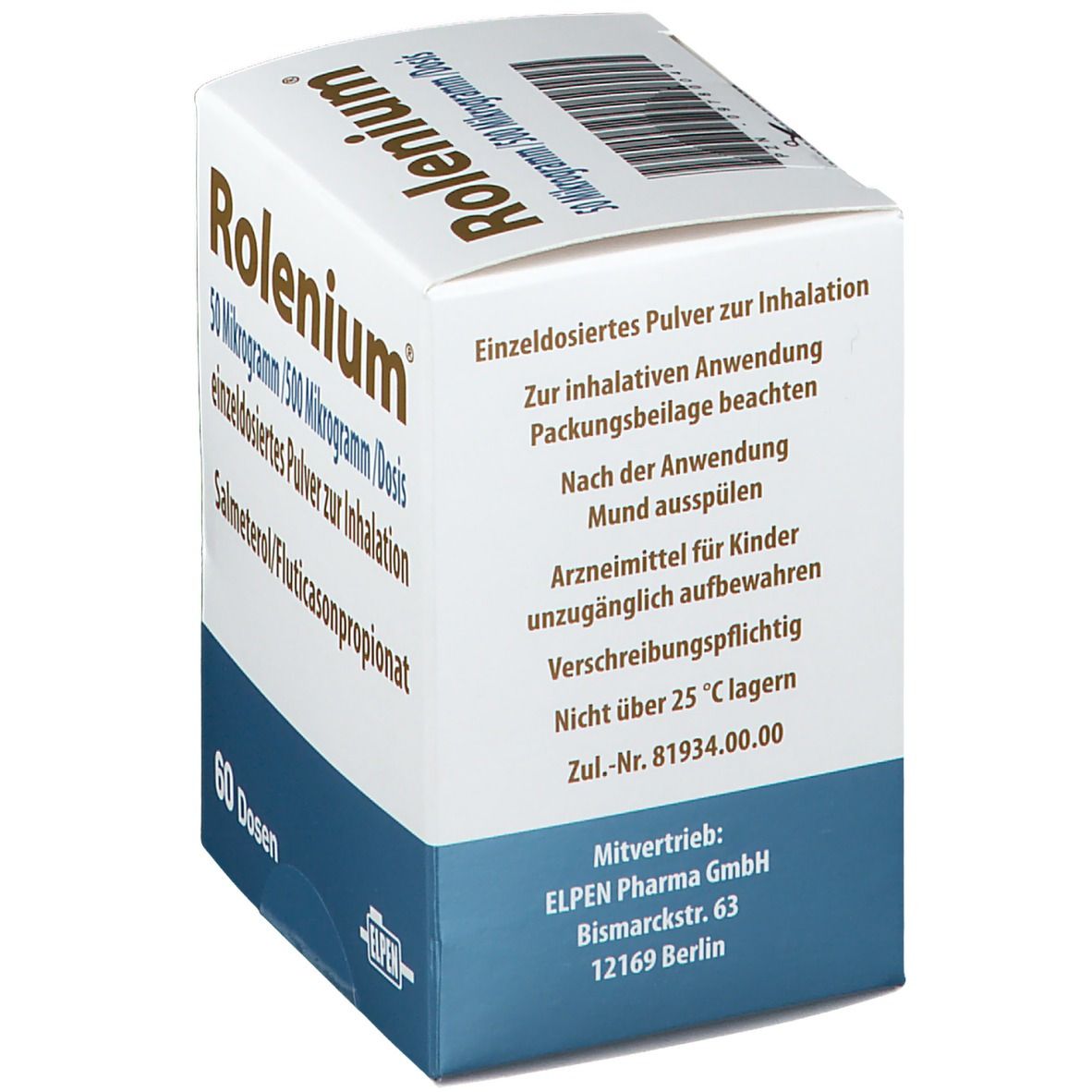 Rolenium® 50 µg/500 µg/Dosis