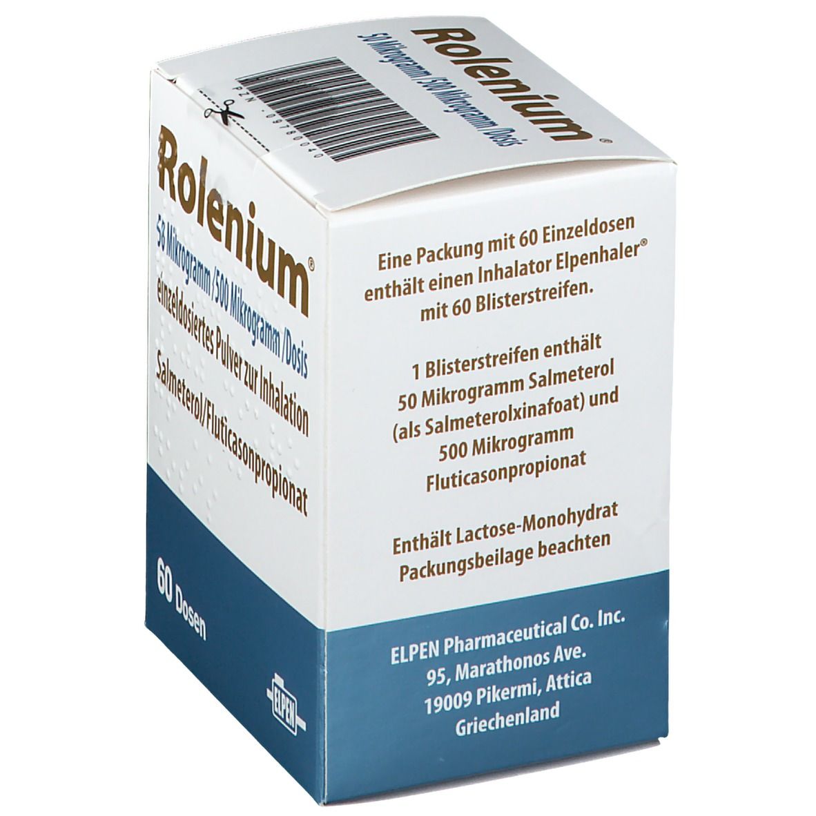 Rolenium® 50 µg/500 µg/Dosis