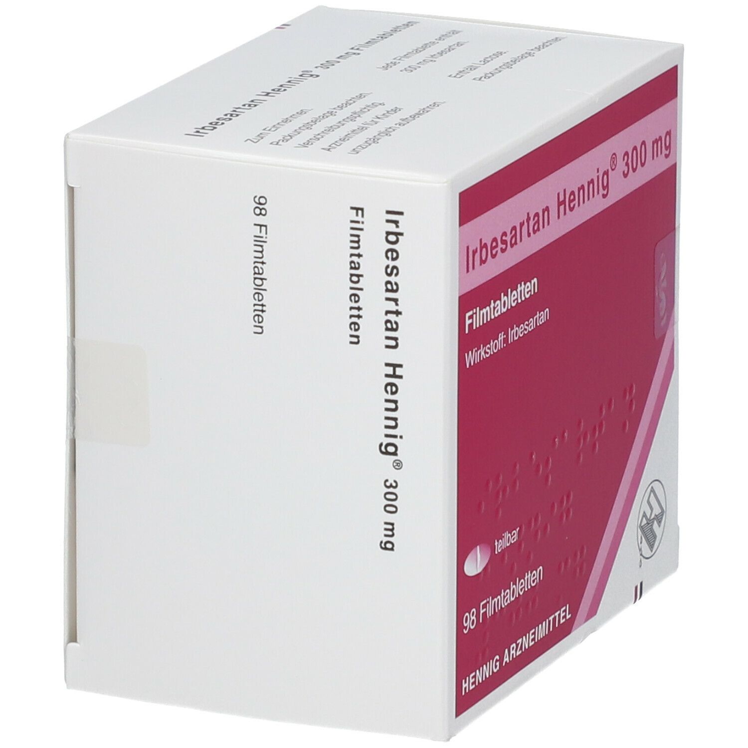 Irbesartan Zentiva 300 mg Filmtabletten 98 St