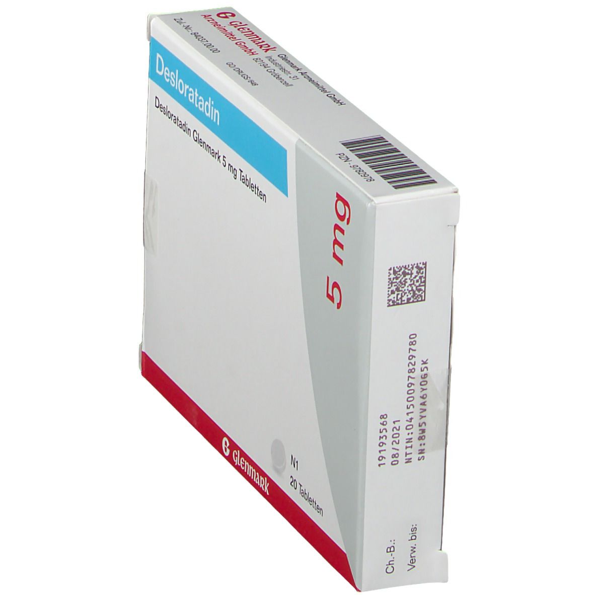 Desloratadin Glenmark 5 mg Tabletten