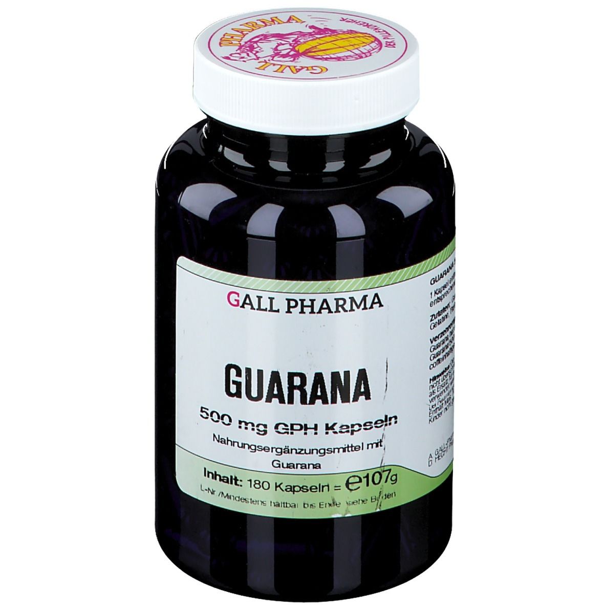 Guarana 500 mg GPH Kapseln 180 St