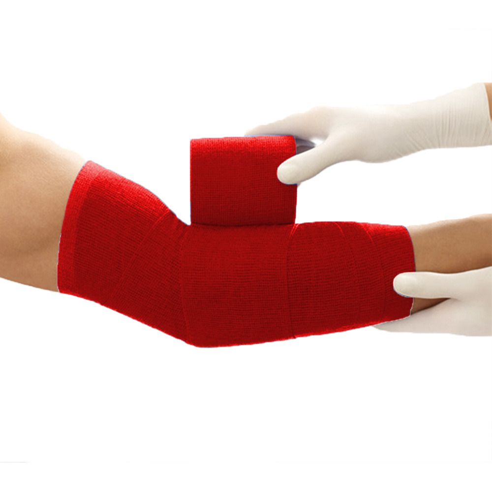 Mollelast haft Binden latexfrei 6 cmx20 m rot 1 St