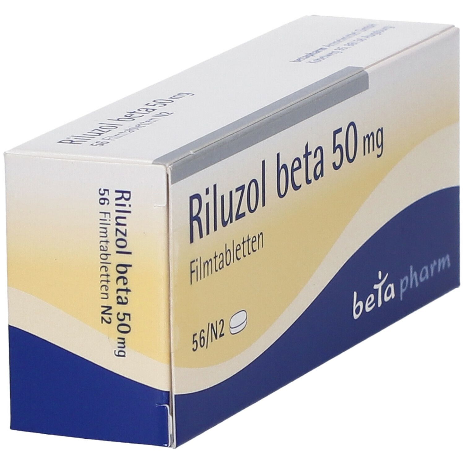 Riluzol beta 50 mg Filmtabletten 56 St