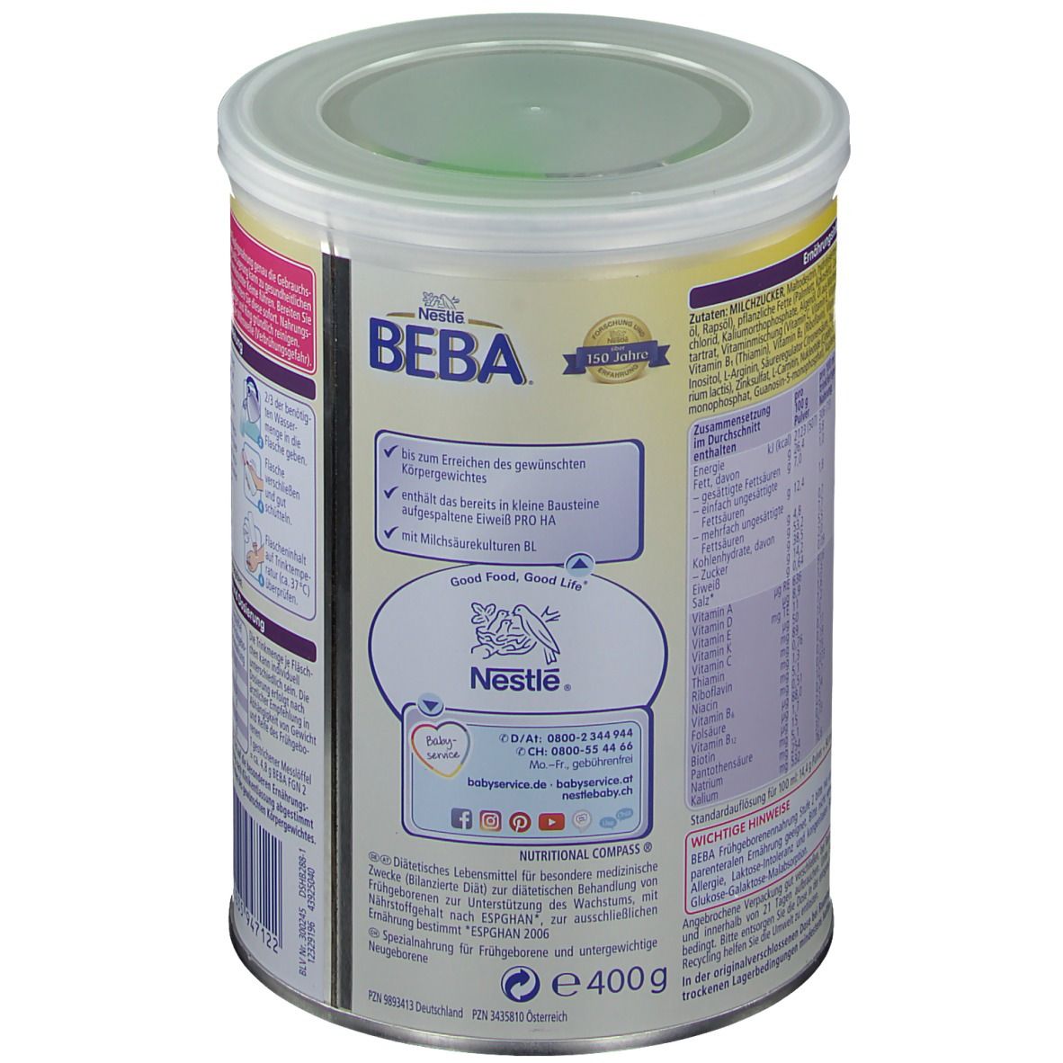 Nestlé BEBA® Frühgeborenennahrung Stufe 2