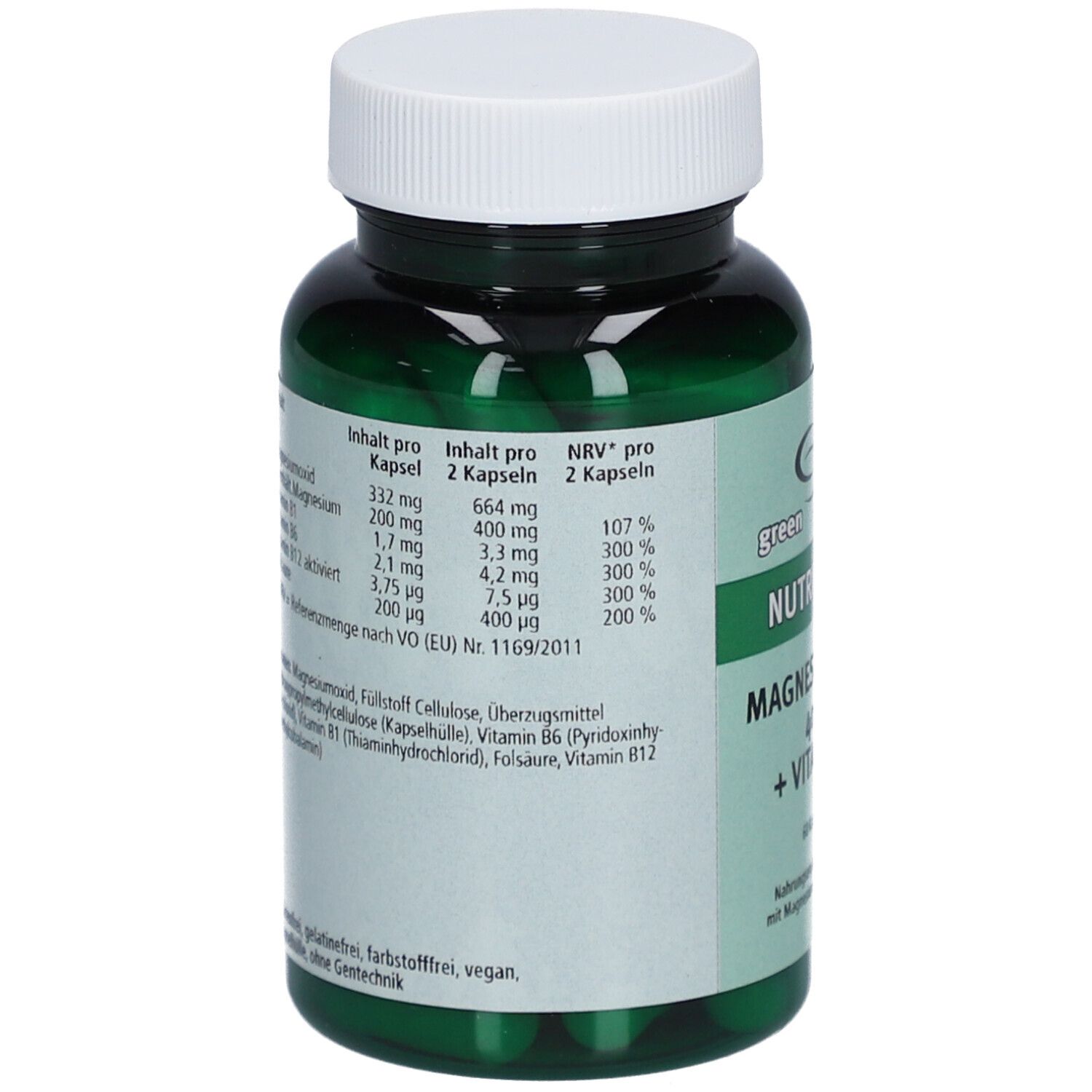 green line NUTRITHEKE Magnesium 11A 400 + Vitamine