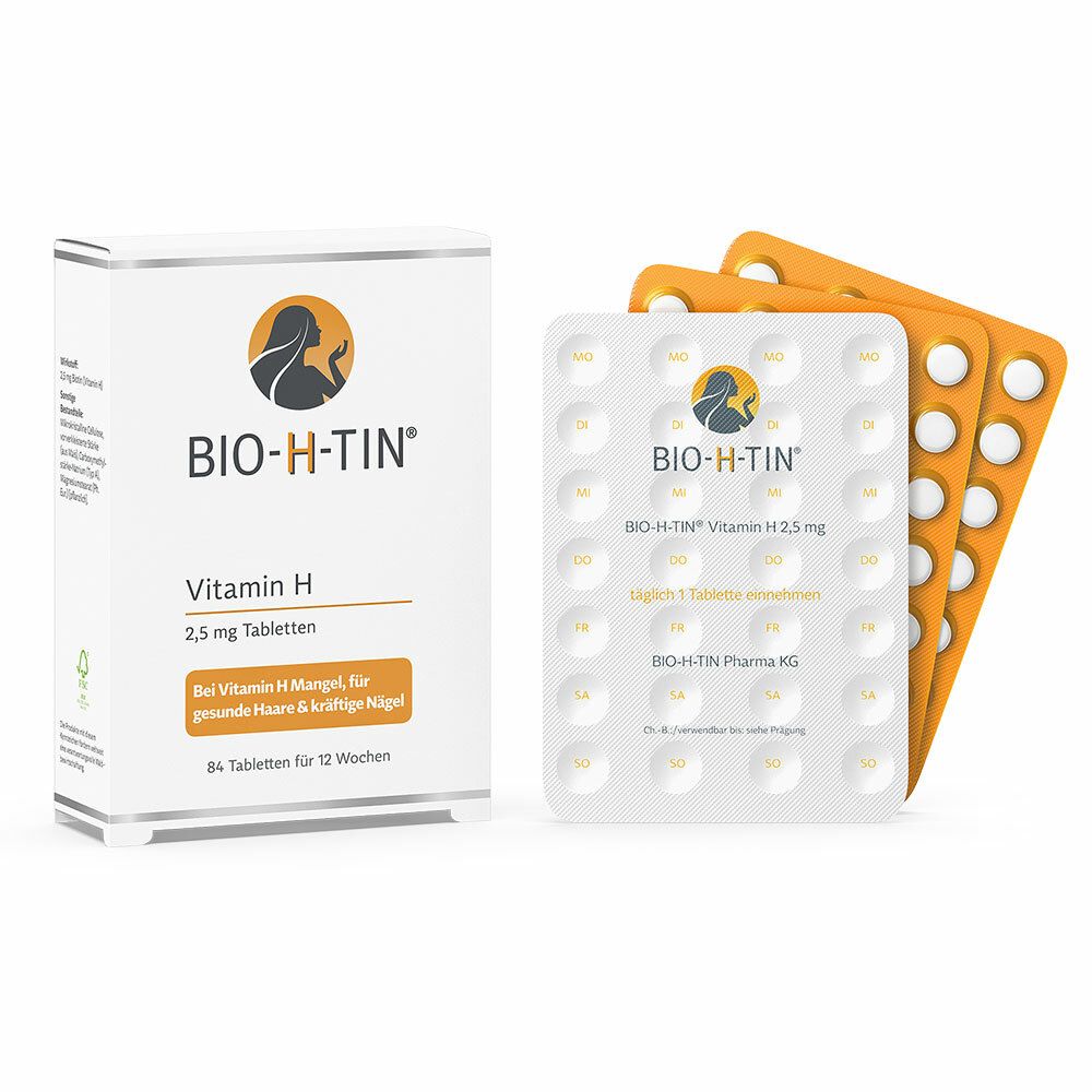 BIO-H-TIN® Vitamin H 2,5 mg für 12 Wochen