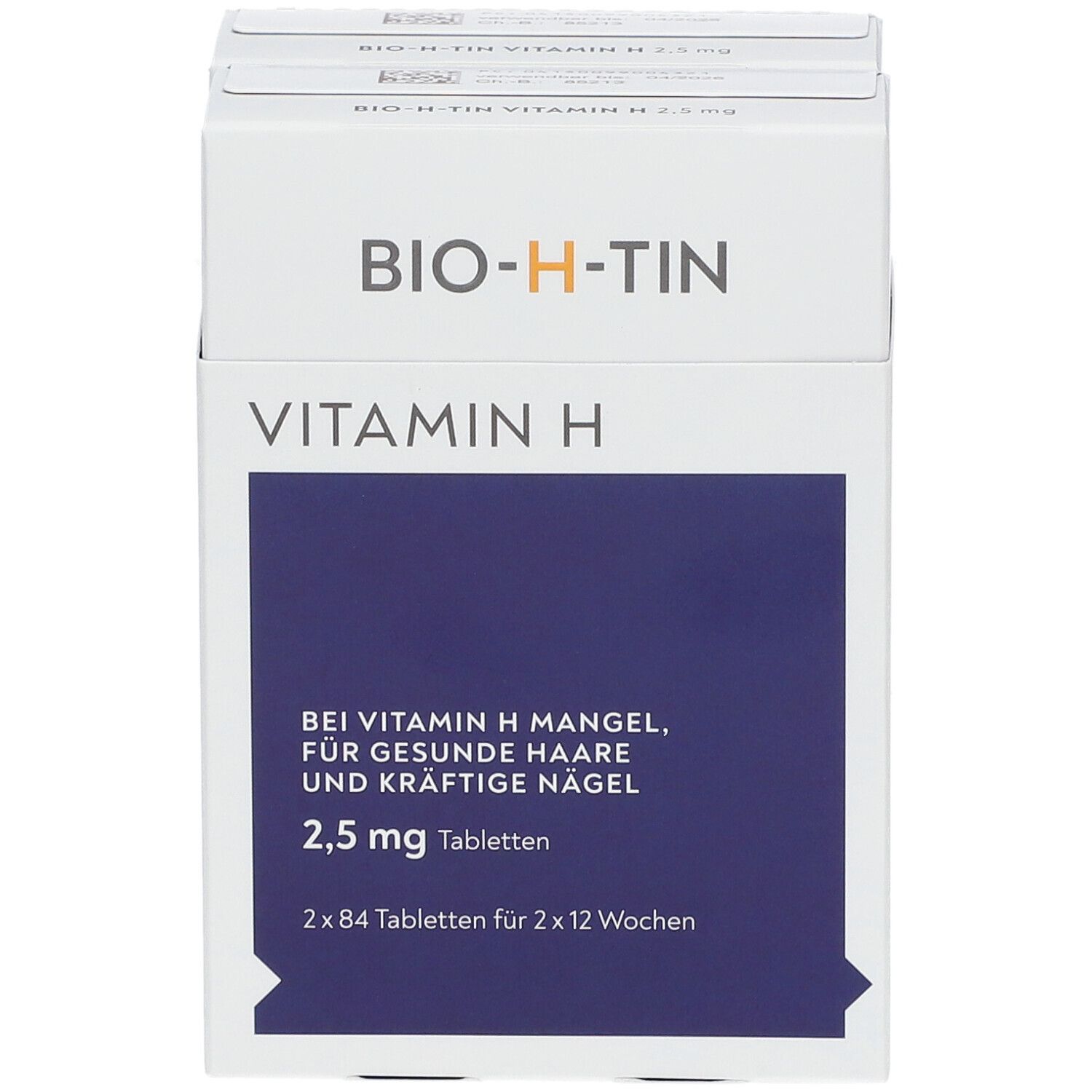 BIO-H-TIN® Vitamin H 2,5 mg für 2x 12 Wochen