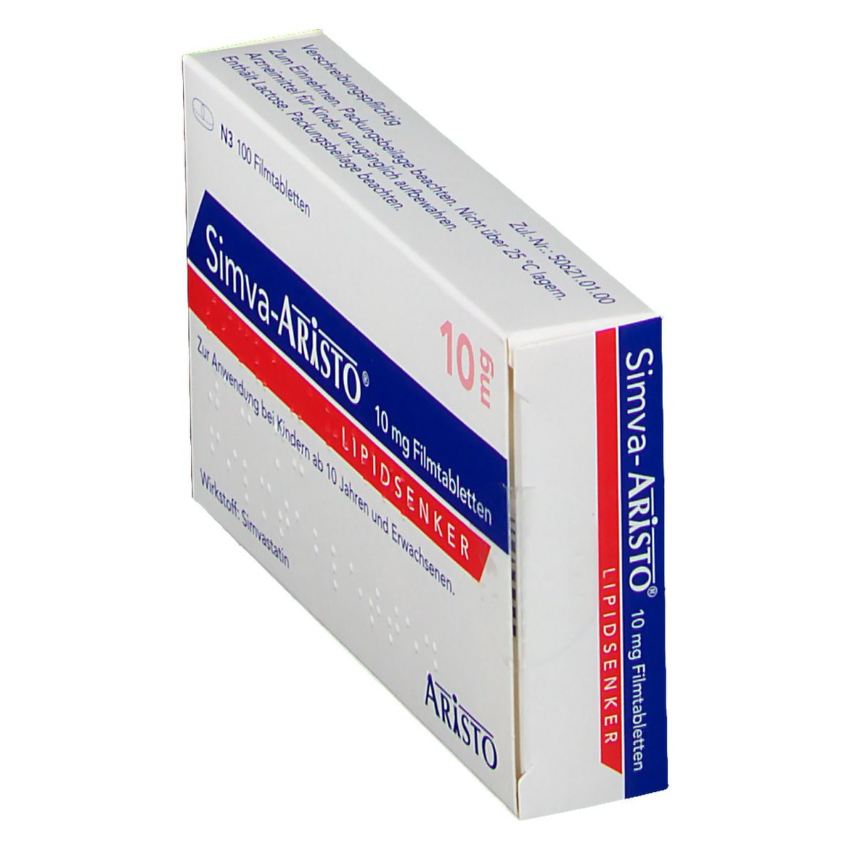 Simva Aristo 10 mg Filmtabletten 100 St