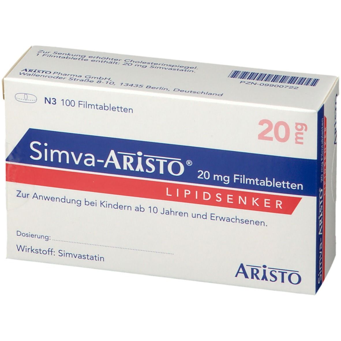 Simva-Aristo® 20 mg
