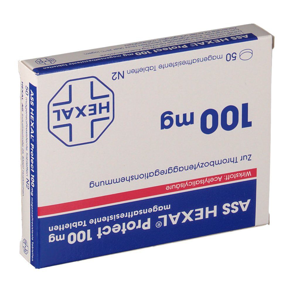 ASS HEXAL® Protect 100 mg magensaftresistente Tabletten