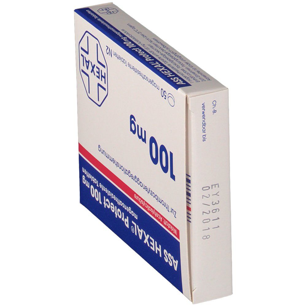 ASS HEXAL® Protect 100 mg magensaftresistente Tabletten