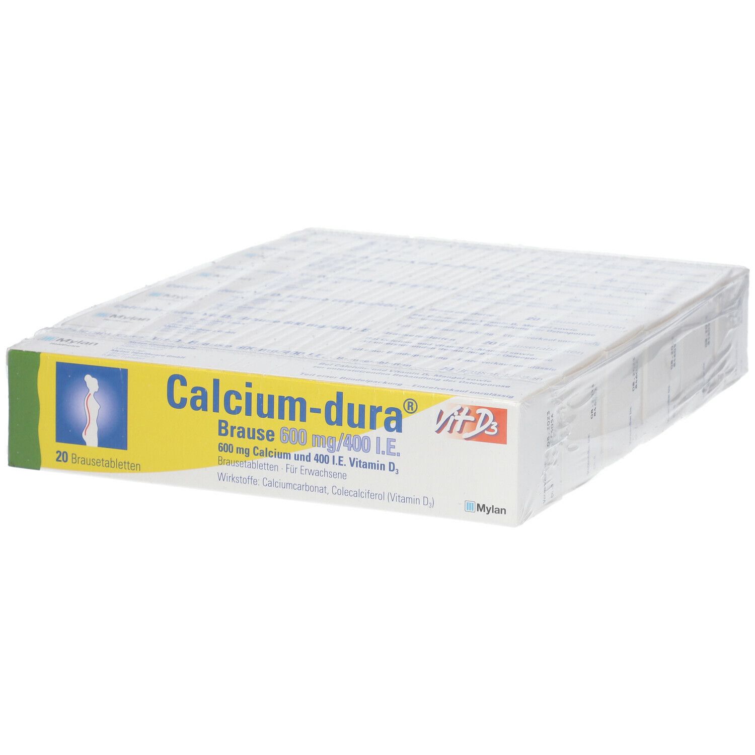 Calcium Dura Vit D3 Brause 600 mg / 400 I.E.