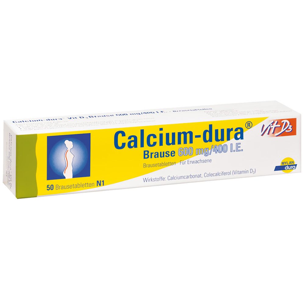 Calcium-dura® Vit D3 1200 mg/ 800 I.e. Brausetabletten