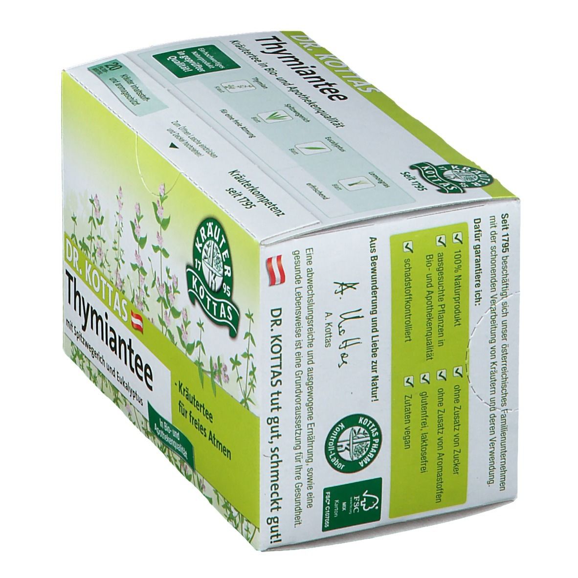DR. KOTTAS Thymiantee mit Spitzwegerich und Eukalyptus