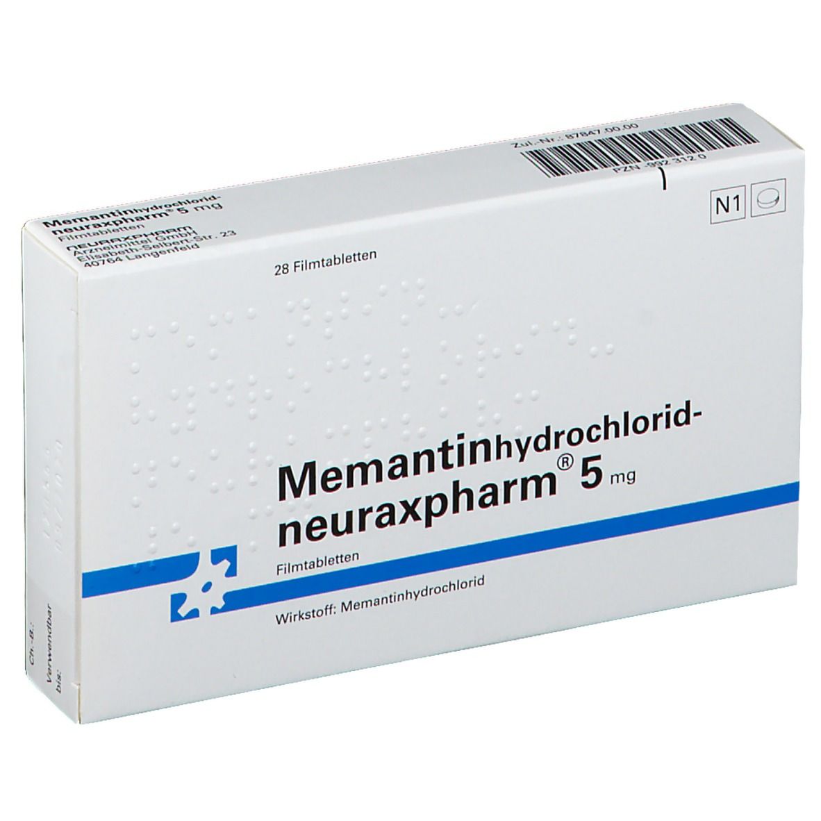 Memantinhydrochlorid-neuraxpharm® 5 mg