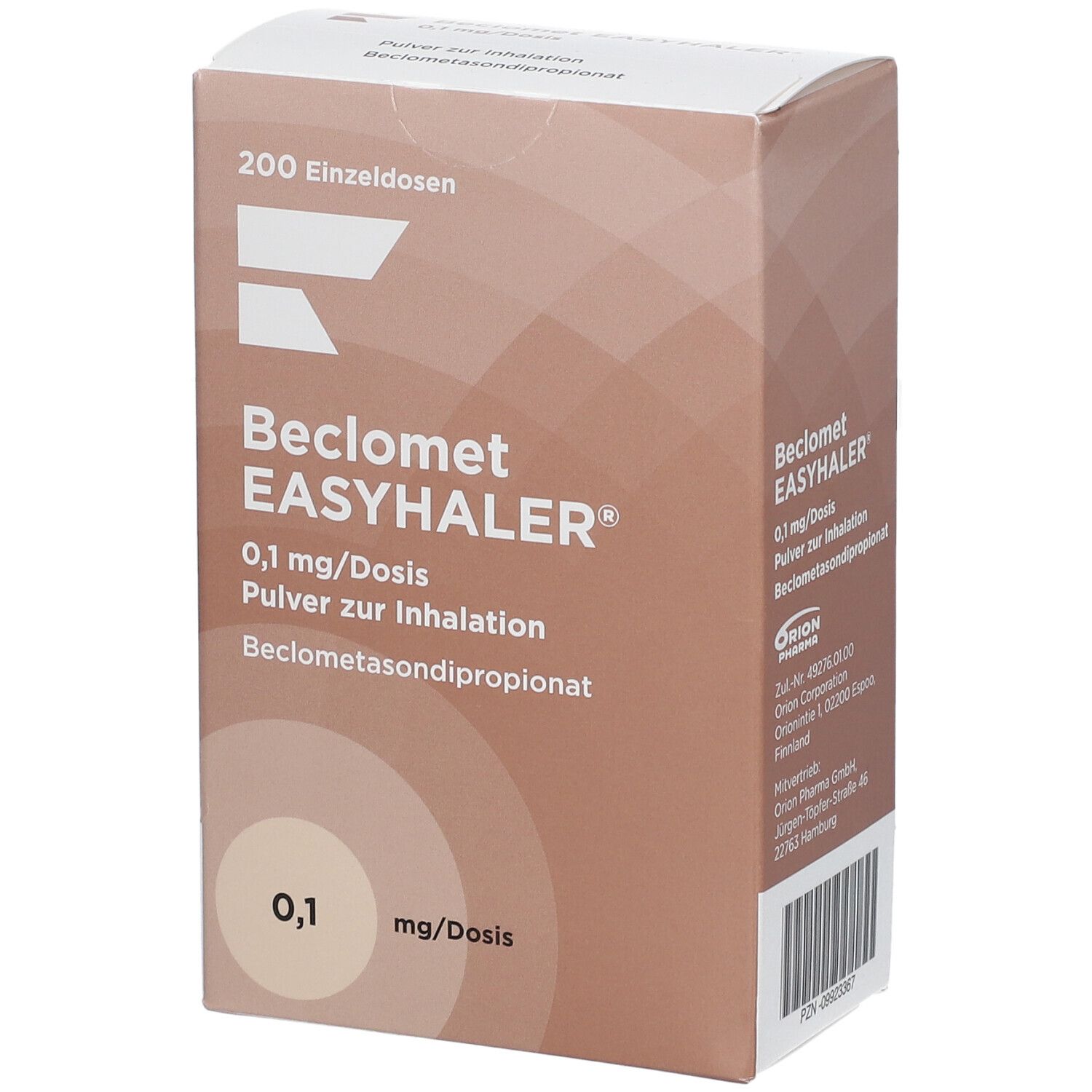 Beclomet Easyhaler® 0,1 mg/Dosis