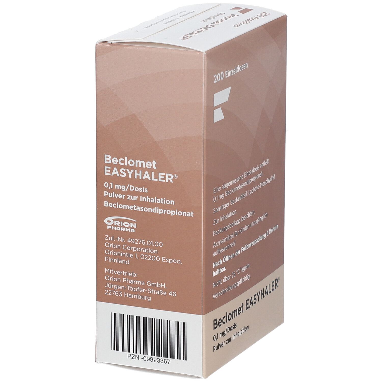 Beclomet Easyhaler® 0,1 mg/Dosis