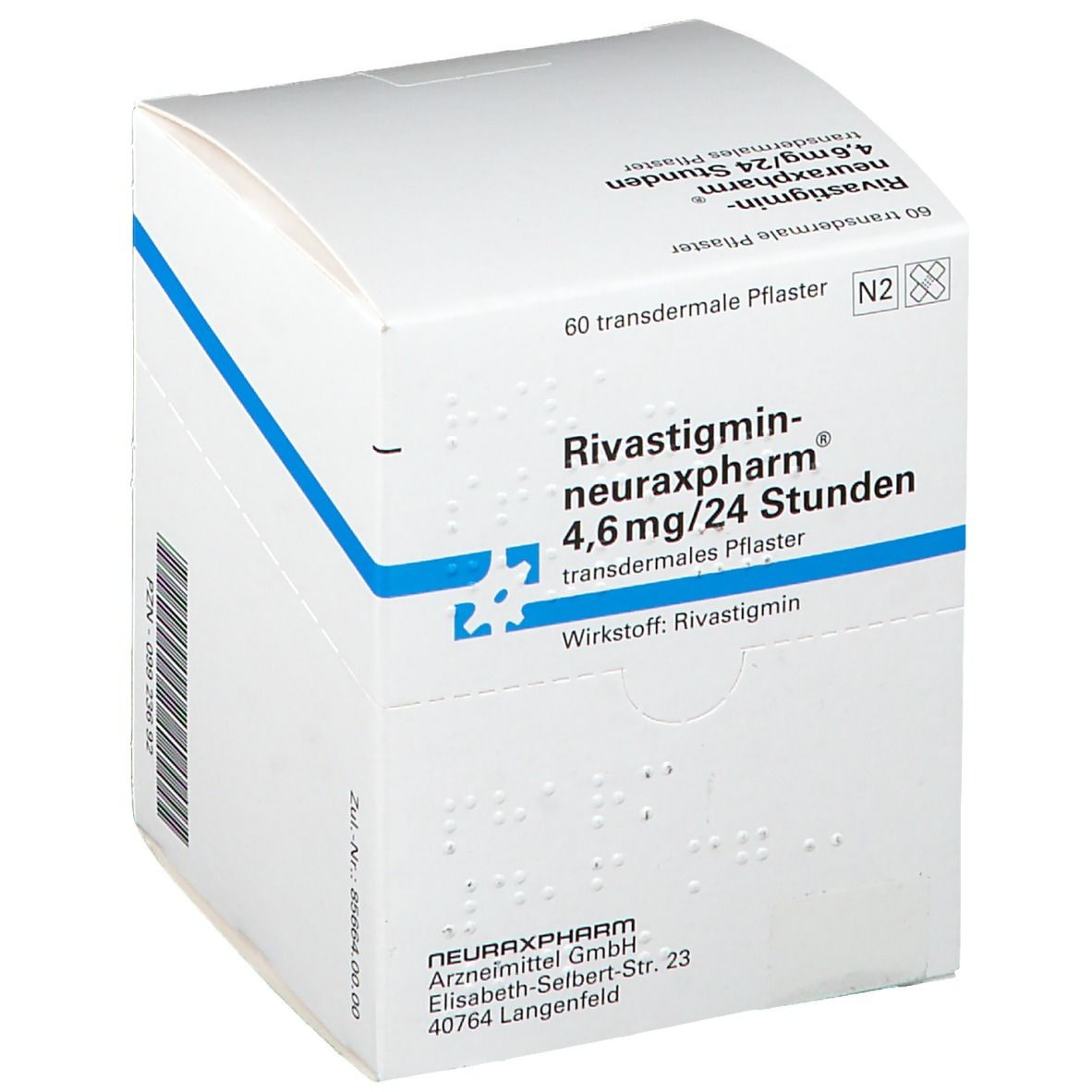 Rivastigmin-neuraxpharm® 4,6 mg/24 Stunden