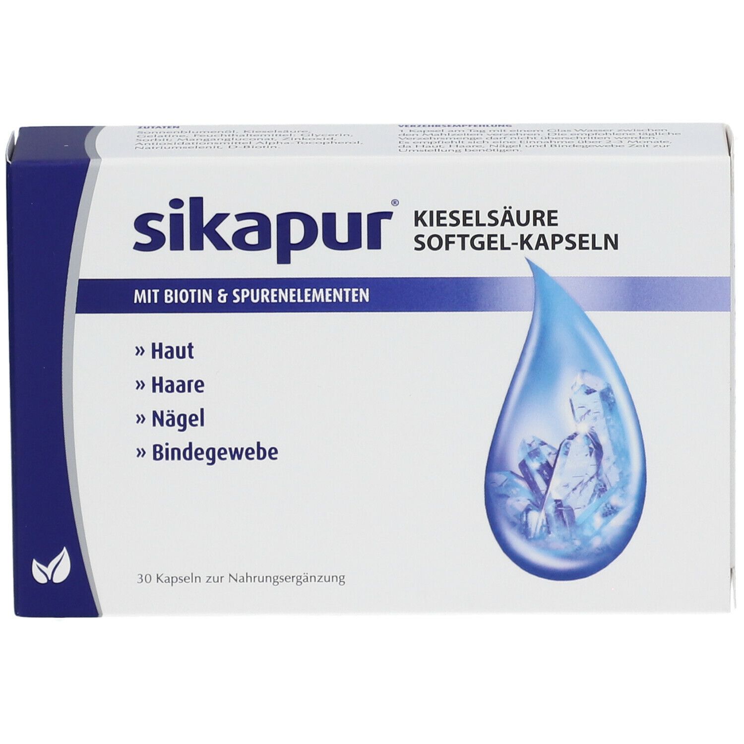 sikapur® Kieselsäure Softgel-Kapseln