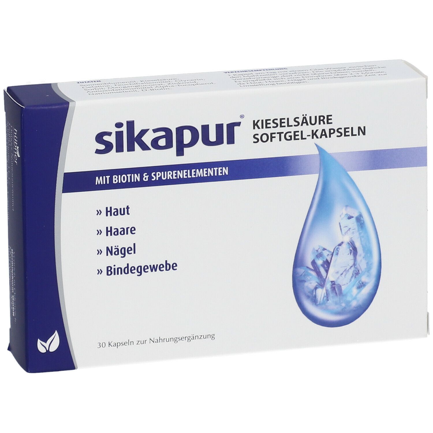 sikapur® Kieselsäure Softgel-Kapseln