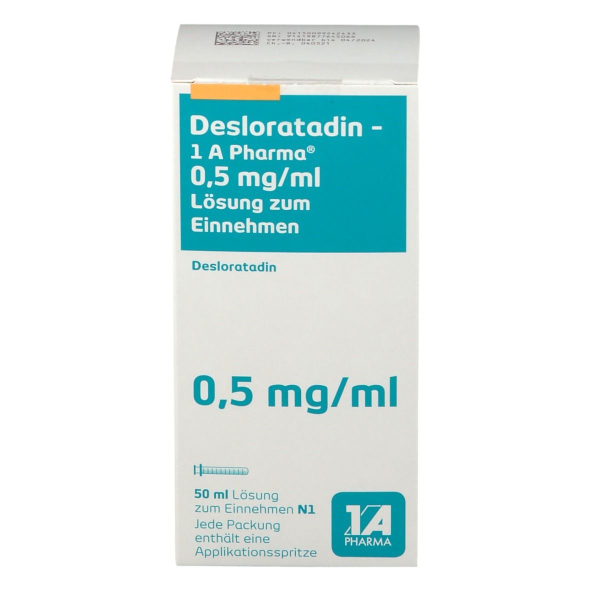Desloratadin - 1 A Pharma® 0,5 mg/ml