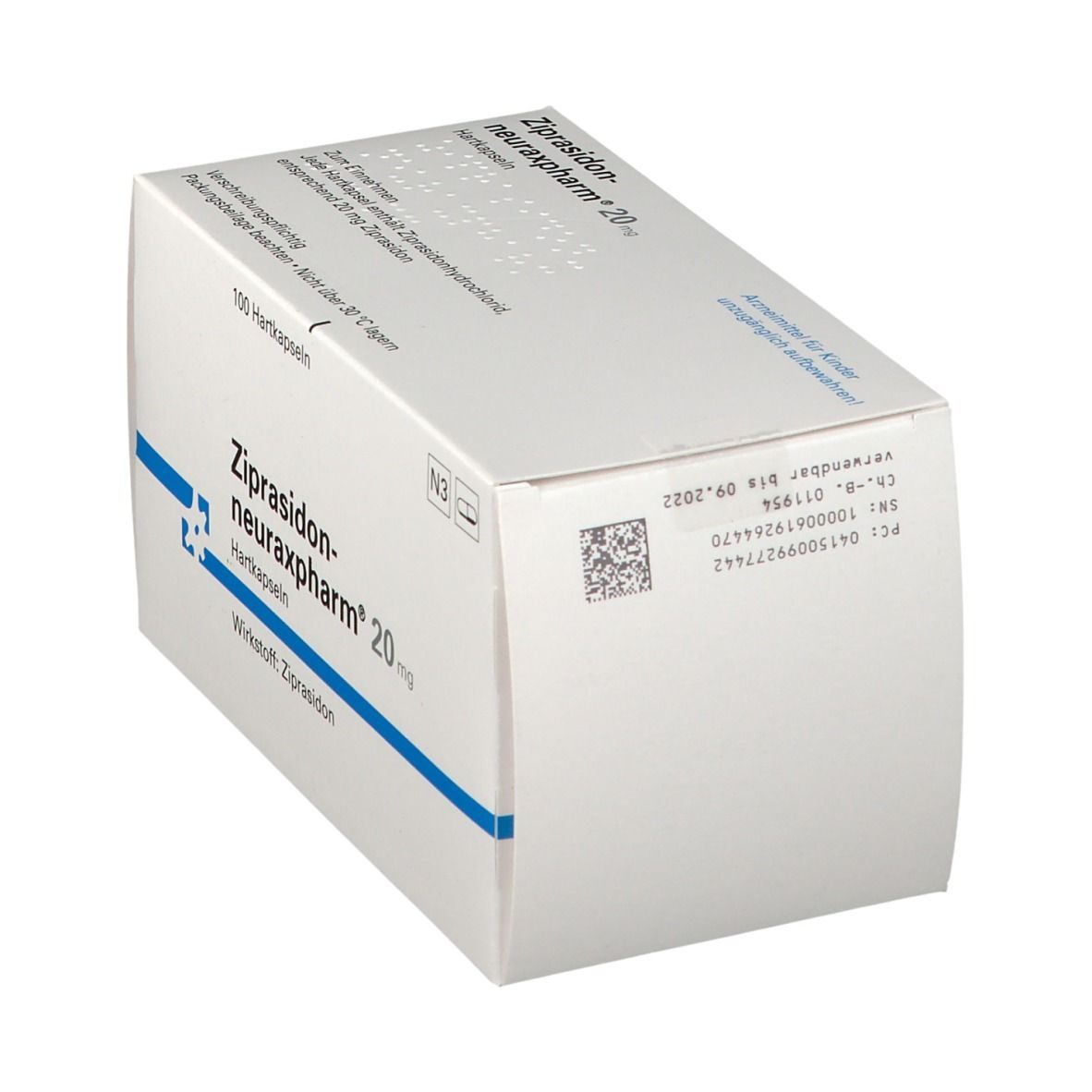 ZIPRASIDON-neuraxpharm 20 mg Hartkapseln 100 St