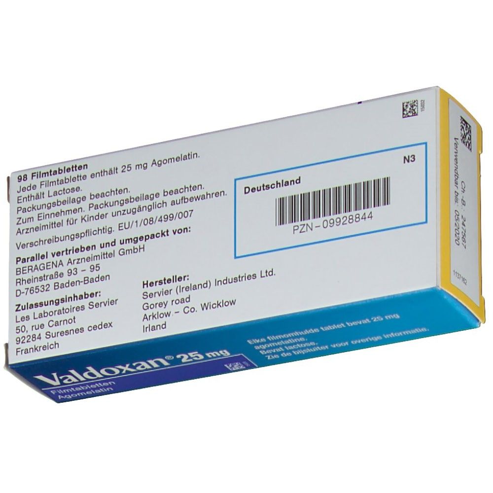 VaLDoxan 25 mg