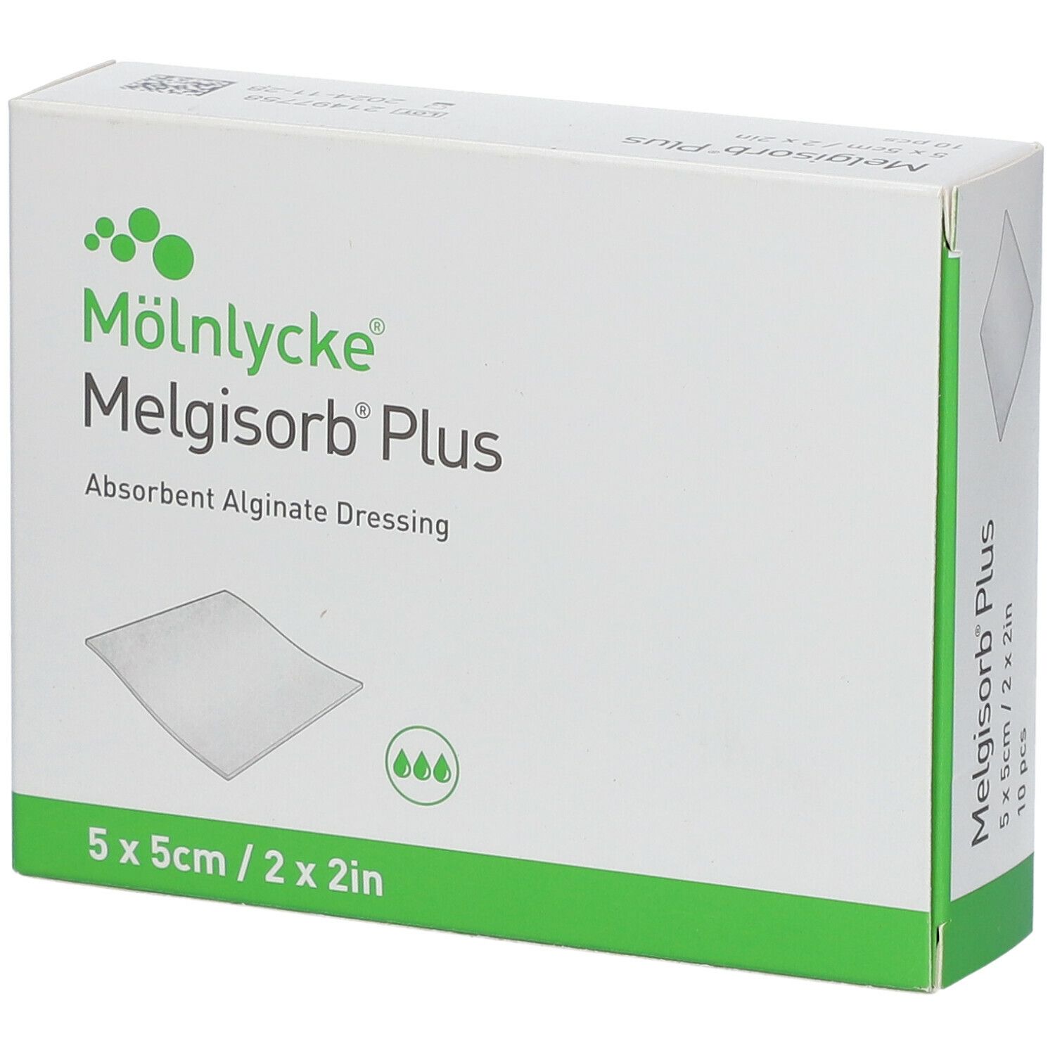 Melgisorb Plus Alginat Verband 10x20 cm steril 1 St