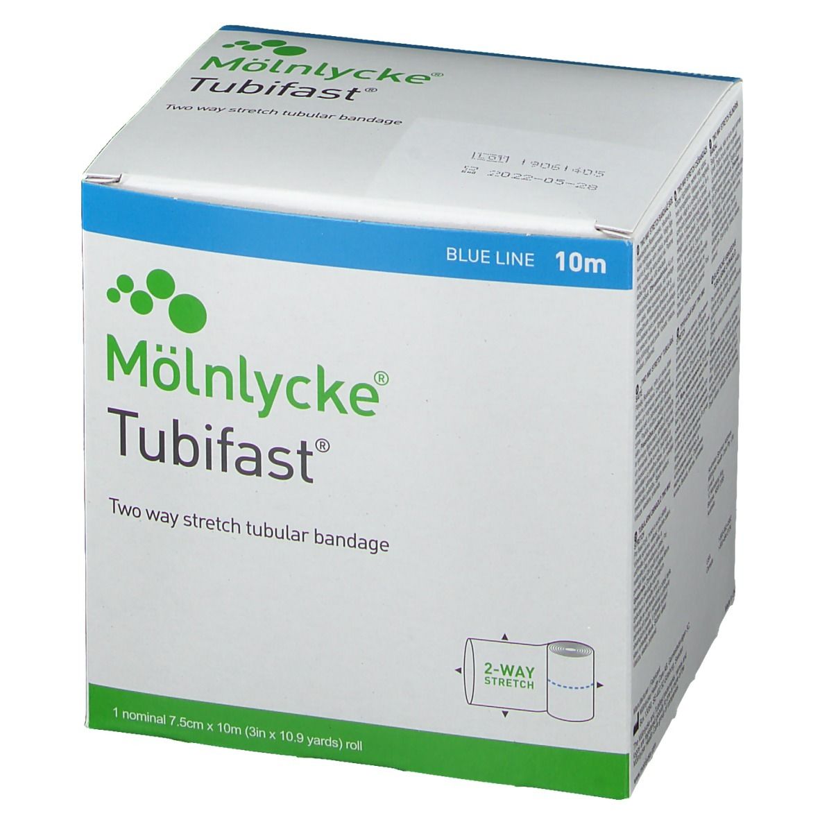Tubifast 2-Way Stretch 7,5 cm x 10 m blau 1 St - Shop Apotheke