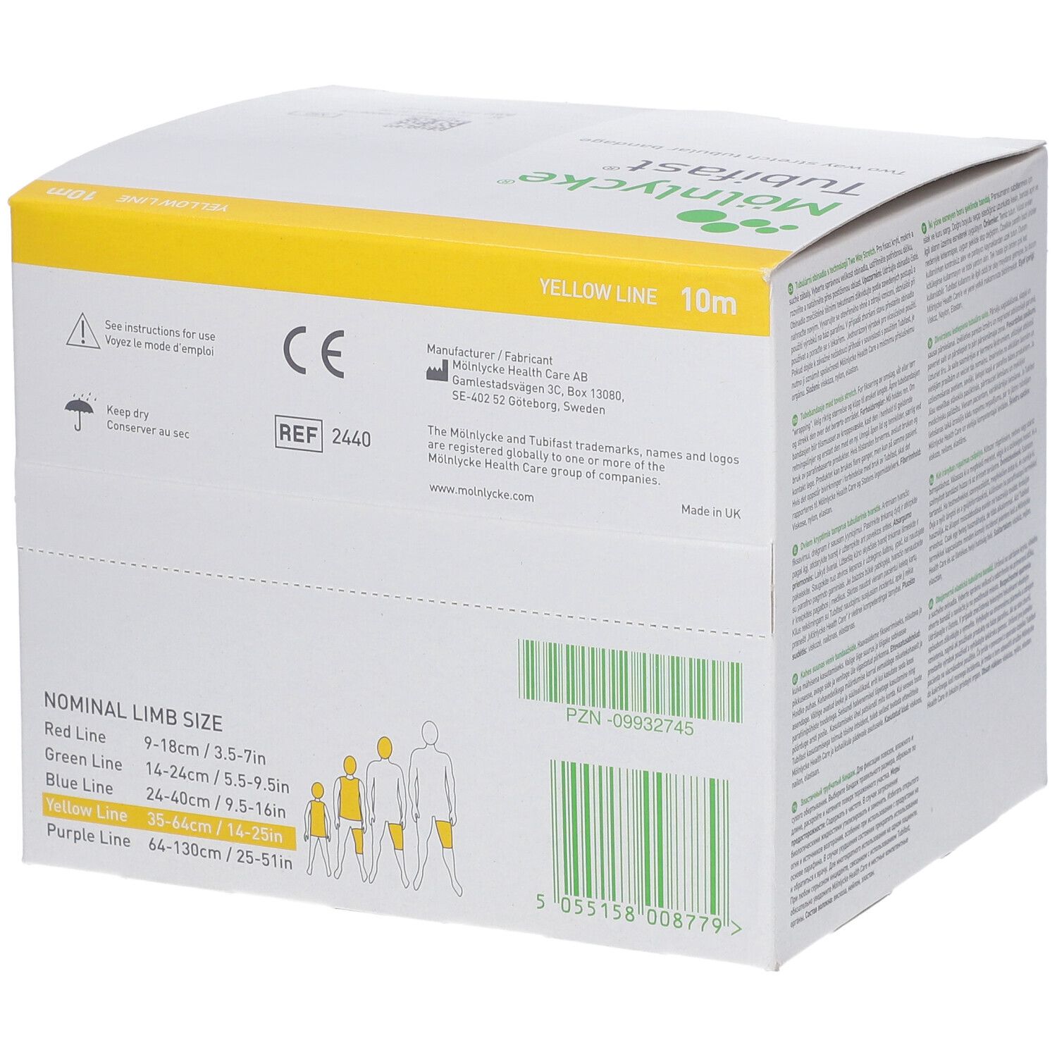 Tubifast 2-Way Stretch 10,75 cm x 10 m gelb 1 St - Shop Apotheke