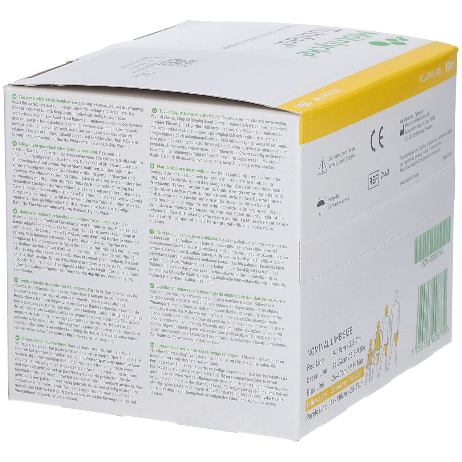 Tubifast 2-Way Stretch 10,75 cm x 10 m gelb 1 St - Shop Apotheke