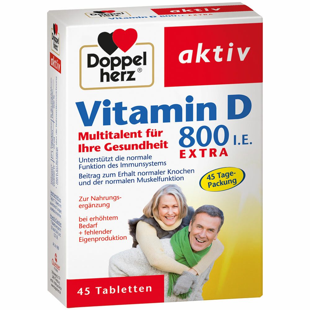 Doppelherz® aktiv Vitamin D 800 I.E. EXTRA Tabletten