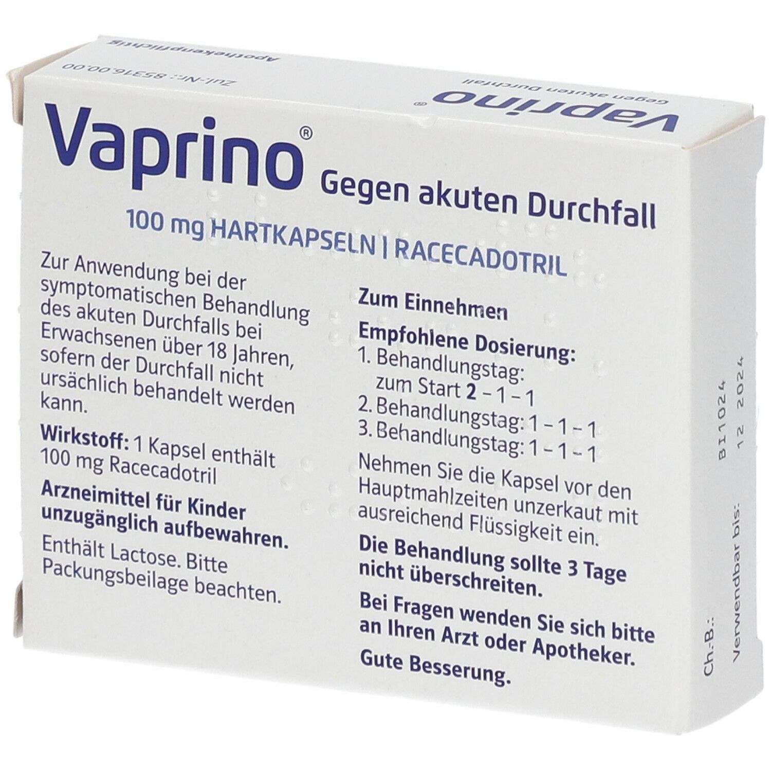 Vaprino® Gegen akuten Durchfall 10 St - shop-apotheke.com