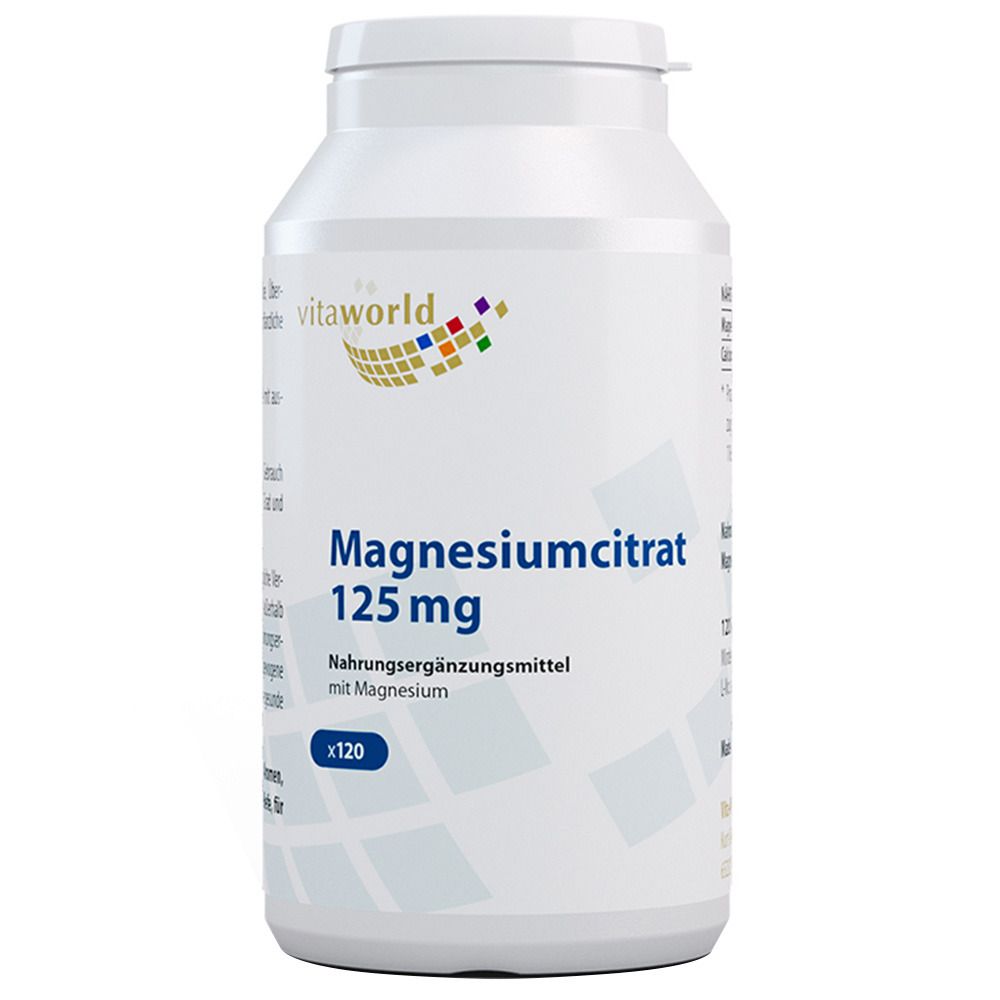vitaworld Citrate de magnésium 125 mg