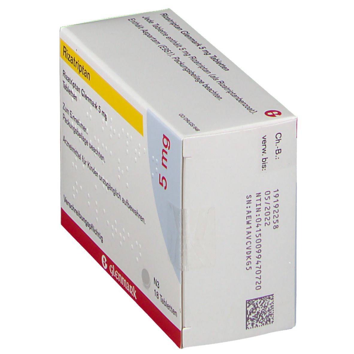 Rizatriptan Glenmark 5 mg