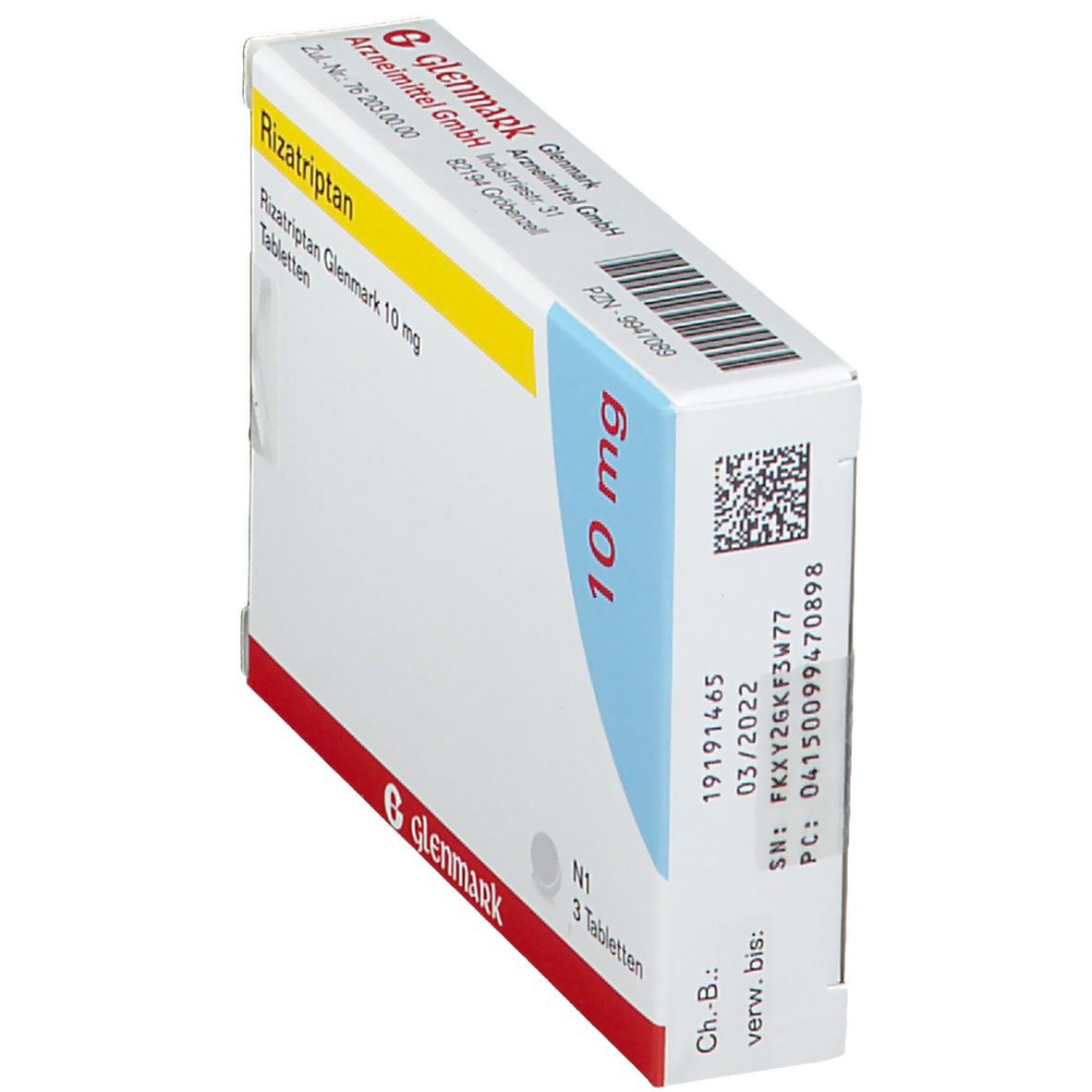 Rizatriptan Glenmark 10 mg