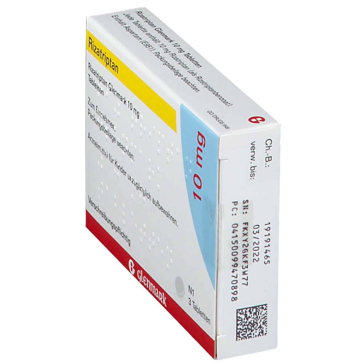 Rizatriptan Glenmark 10 mg