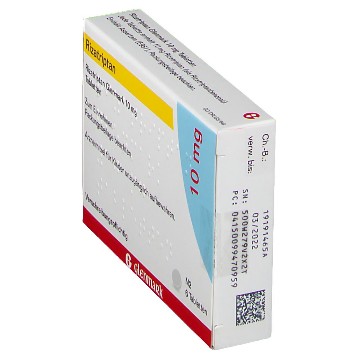 Rizatriptan Glenmark 10 mg