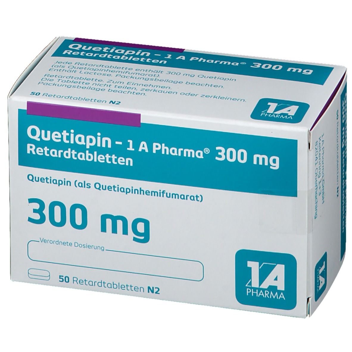 Quetiapin - 1 A Pharma® 300 mg
