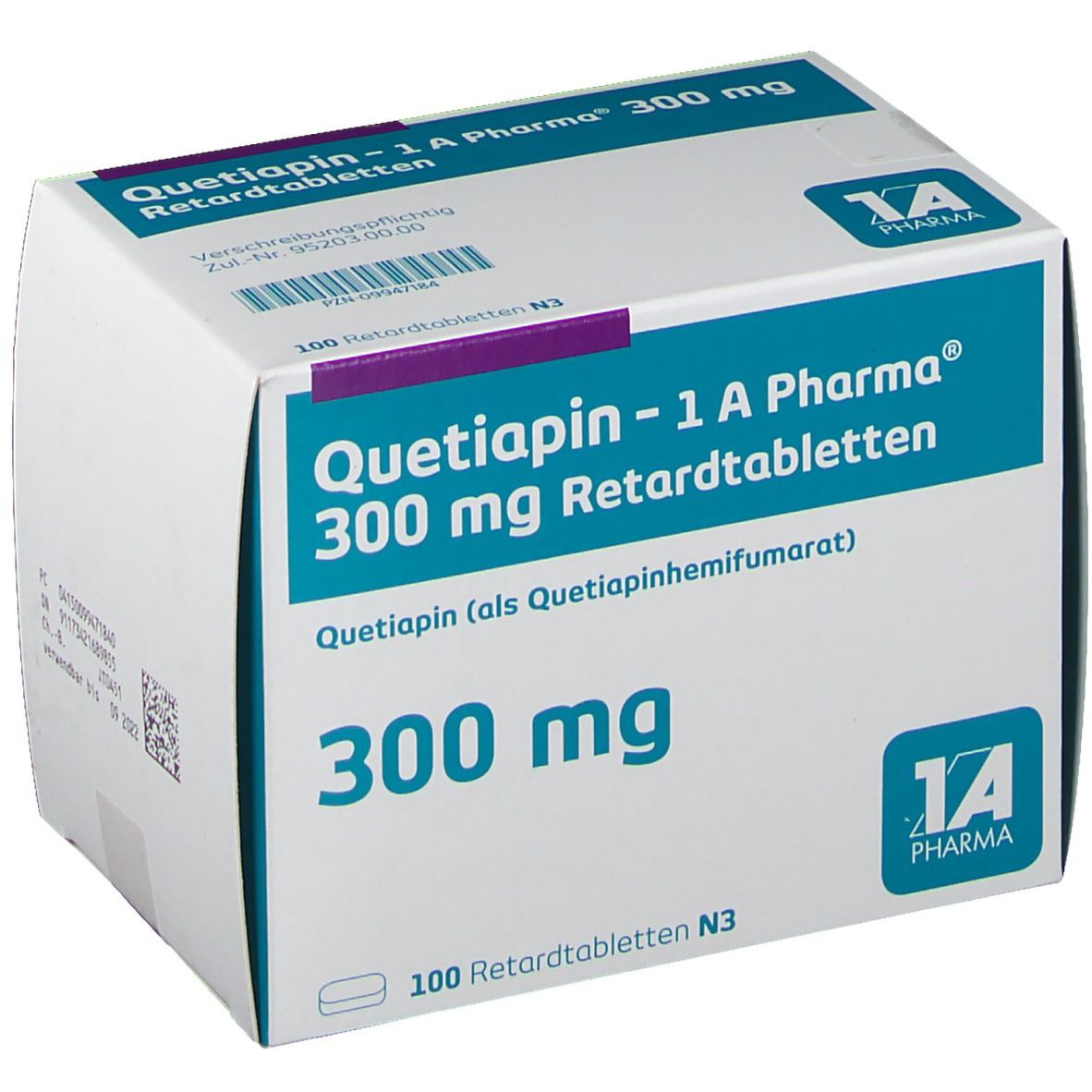 Quetiapin 1A Pharma® 300Mg